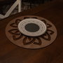Hermia Lugh - Wenge Juego de 6 Salvamanteles de Madera